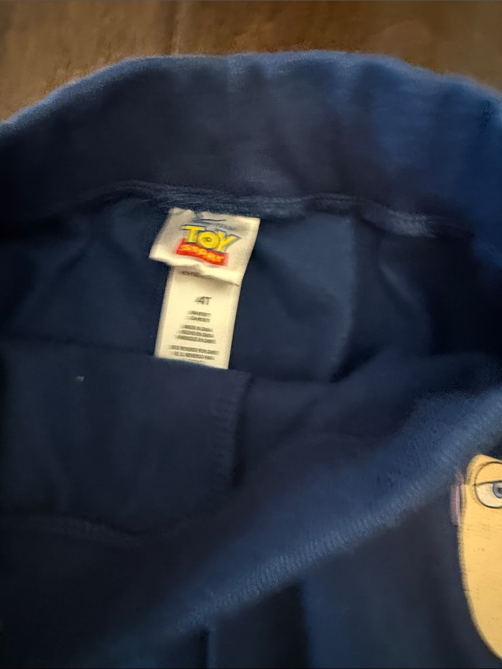 NWT Toy Story Buzz Blue Kids Sweatpants Set - Crewneck Top & Jogger Bottoms - Picture 8 of 9